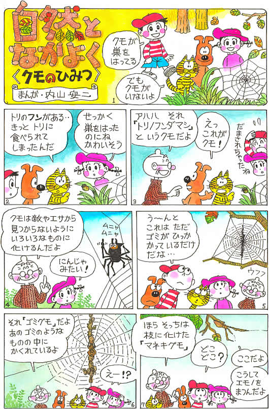 クモのひみつ　１／２