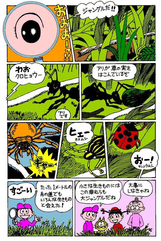 ミクロの探検漫画　２／２