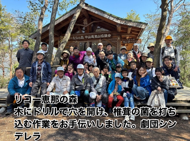 リコー恵那な森で森の作業