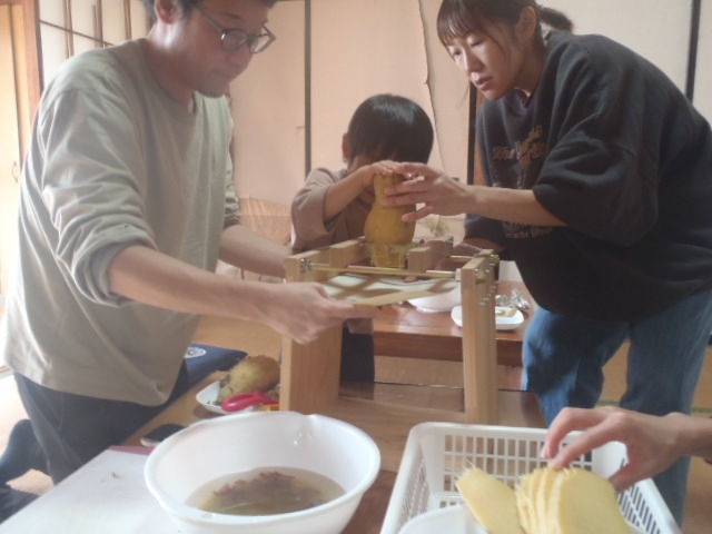 秋の収穫祭宿泊体験会