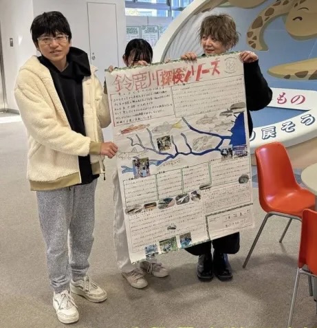 こどもエコクラブの壁新聞の提出