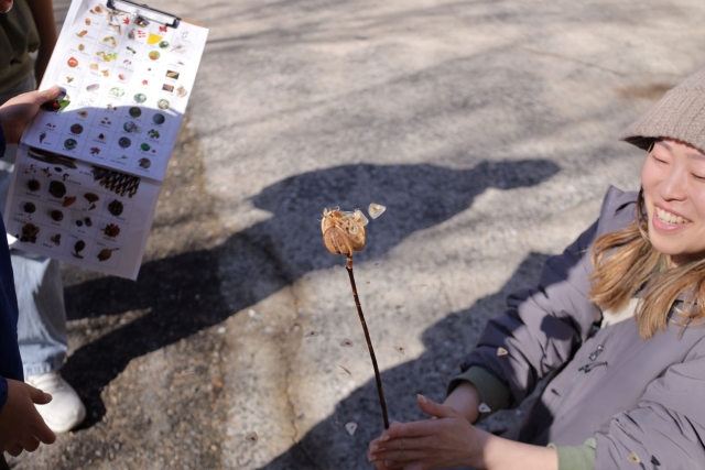 親子自然観察会『森ぶら♪』1月