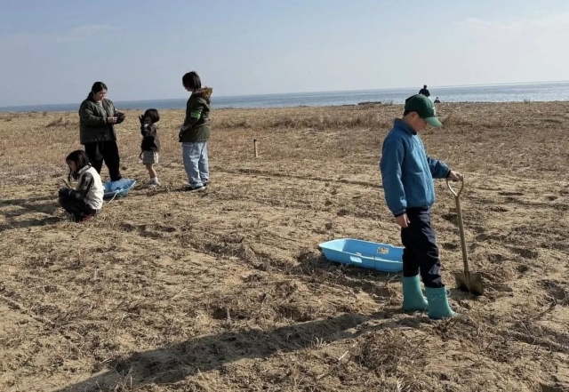 白塚の浜を愛する会さんの活動参加