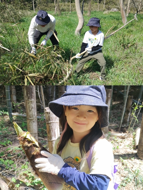 里山保全活動（タケノコ＆にわうるし）
