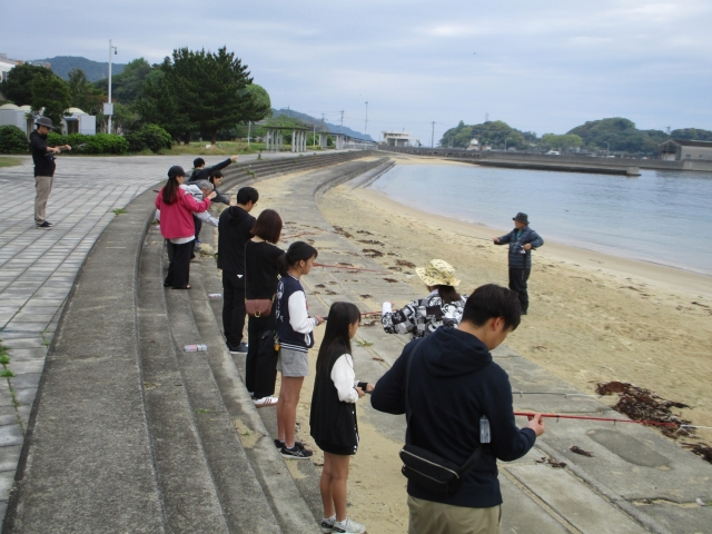 海の生き物　釣り体験