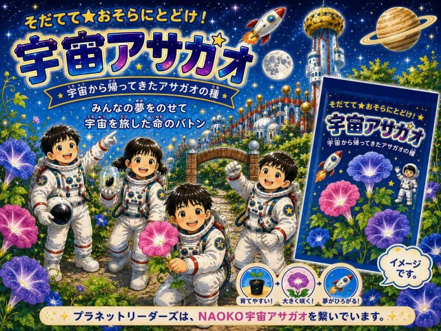 宇宙を旅した種がつなぐ命のリレー ～宇宙アサガオの栽培と資源循環への挑戦～