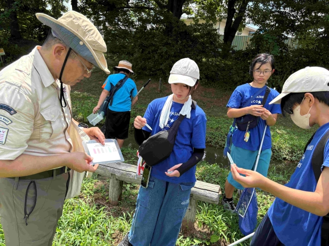 生き物で水質調査