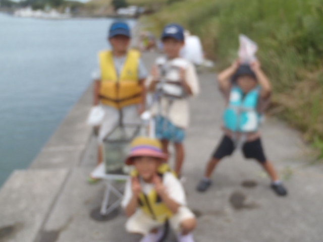 ハゼ釣りと稲の観察