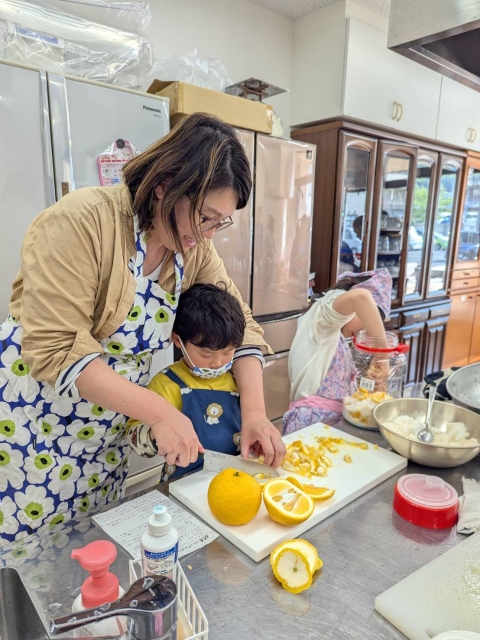 夏みかん酵素シロップ作り