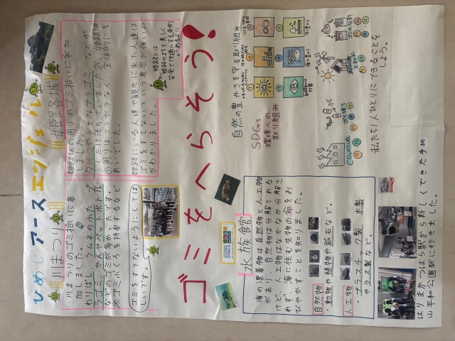 ゴミを減らそう　壁新聞つくり